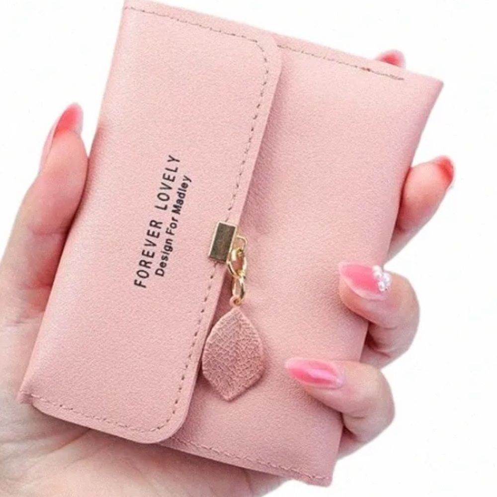 Forever Lovely Letter Graphic Small Wallet